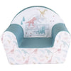 FUN HOUSE JURASSIC WORLD Sedia club dinosauro - L.52 x P.33 x H.42 cm - Per bambini Origine francese garantita