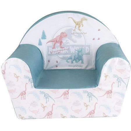 FUN HOUSE JURASSIC WORLD Sedia club dinosauro - L.52 x P.33 x H.42 cm - Per bambini Origine francese garantita