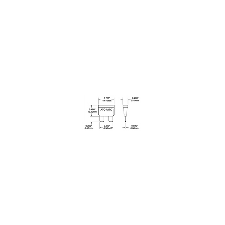Fusibile Ato/Atc 10A Conf. 25 Pz