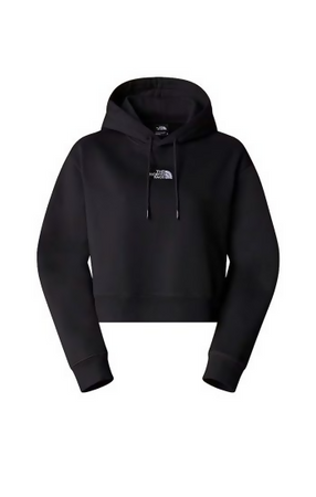 Felpa the north Face per donna con cappuccio, vestibilità slim, in puro cotone, logo frontale e retro