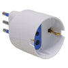ADATTATORE SEMPLICE IN BLISTER 2P+T spina 10A/ presa schuko 10A Globex