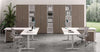 Allungo laterale per scrivania OFFICE con gamba a T in metallo prof. 60 cm.