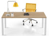 Scrivania da ufficio operativo con struttura in metallo cm. 80/140/160/180x80x75H