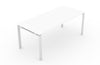 Scrivania da ufficio operativo con struttura in metallo cm. 80/140/160/180x80x75H