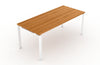 Scrivania da ufficio operativo con struttura in metallo cm. 80/140/160/180x80x75H