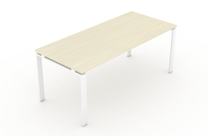 Scrivania da ufficio operativo con struttura in metallo cm. 80/140/160/180x80x75H