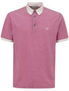 CANALI Polo Canali rosa manica corta da uomo