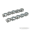 FASCETTE DI SERRAGGIO PER TUBI IN GOMMA, IN PLASTICA E FLESSIBILI 10 PZ FIXMAN Fixman