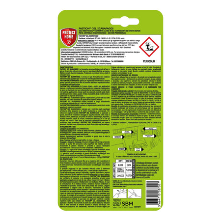 Fastion Gel Scarafaggi gr.5 Insetticida in Esca Gel Contro Gli Scarafaggi SBM (Copia)