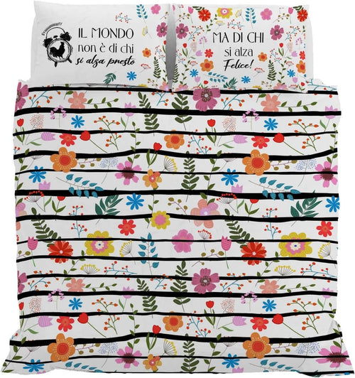 Fazzi Parure Copripiumino Matrimoniale Shine 15 D70 - Passarelli Biancheria