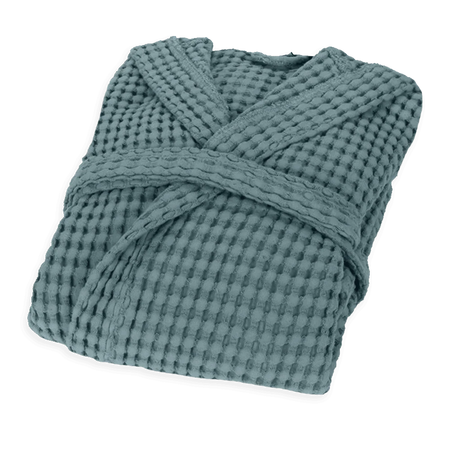 Fazzini Accappatoio con Cappuccio nido d'ape 100% Cotone Nettare S63 - Passarelli Biancheria