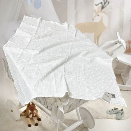 Fazzini Baby Copertina Culla Lettino in Cotone Crochet S57