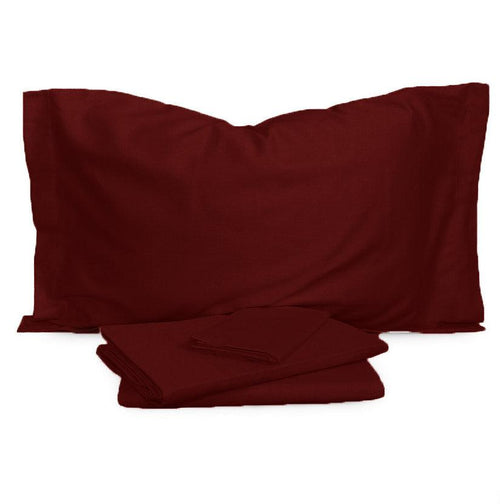 Fazzini Completo Lenzuola Matrimoniale in Raso di Cotone Finissimo Trecento S130 - Passarelli Biancheria