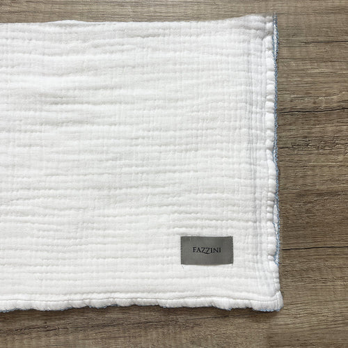 Fazzini Baby Copertina Culla Carrozzina in Cotone Crochet S44