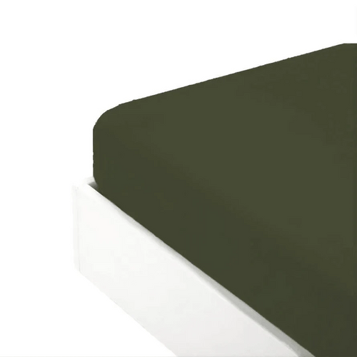 Fazzini Arianna Lenzuolo da Sotto con Angoli in Percalle di Cotone Tinta Unita - Varie Dimensioni