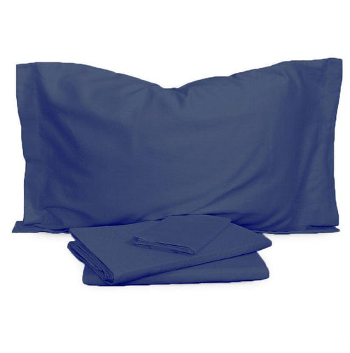 Fazzini Completo Lenzuola Matrimoniale in Raso di Cotone Finissimo Trecento S130 - Passarelli Biancheria