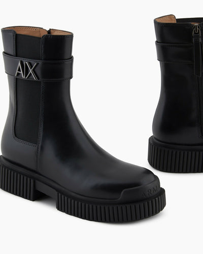 Armani Exchange Donna Stivaletti neri