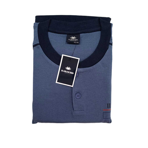Pigiama Autunno/Inverno Uomo Il Granchio GP2066 48 Cotone interlock
