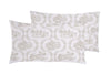 Set Copripiumino federe parure Copripiumino Stampa Digitale 100% Cotone, Made in Italy TOILE DE JOUY CAMARGUE