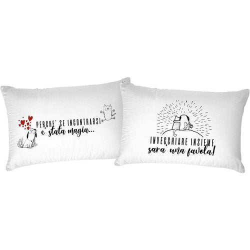 Federe Printed 52x82cm Stampata Messaggi D12 - Passarelli Biancheria