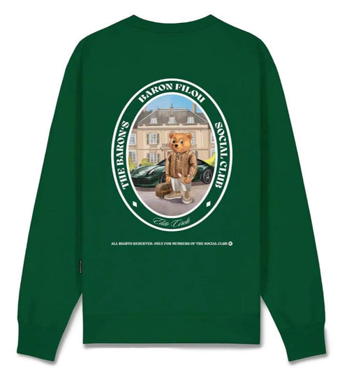 Felpa Baron Filou cli organic crew green