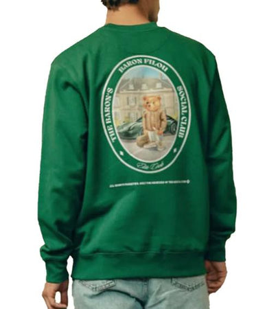 Felpa Baron Filou cli organic crew green