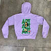 Felpa Boxy Fit Rosa con cappuccio 100% cotone Horda Brand Streetwear