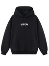 Felpa con cappuccio 100% Cotone Nero War Oversize Fit - Horda Brand Streetwear