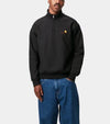 Felpa Carhartt Hlaf zip American Script blk