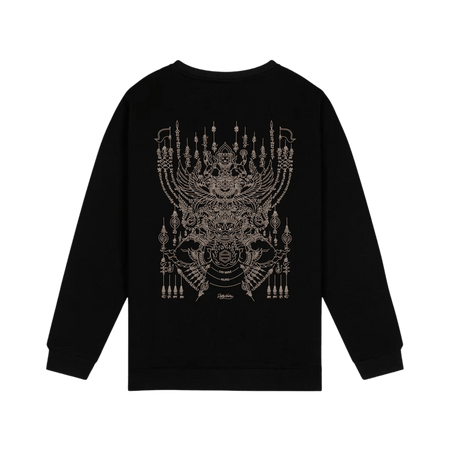 Felpa Dolly Noire The Mooneater crewneck black