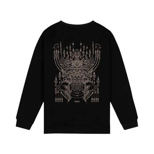 Felpa Dolly Noire The Mooneater crewneck black