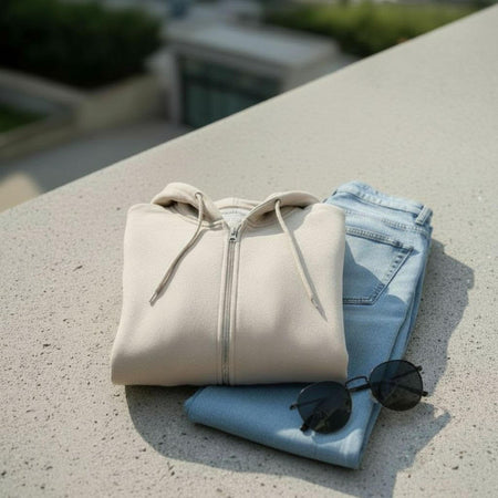 Felpa Ghettoblaster Basic Zip hoodie butter