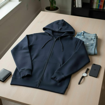 Felpa Ghettoblaster Basic Zip hoodie navy