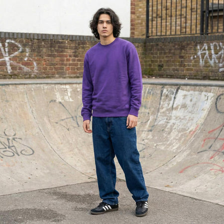 Felpa Ghettoblaster Basic crewneck viola