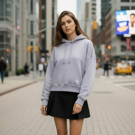 Felpa Ghettoblaster Logo Nora hoodie lavander