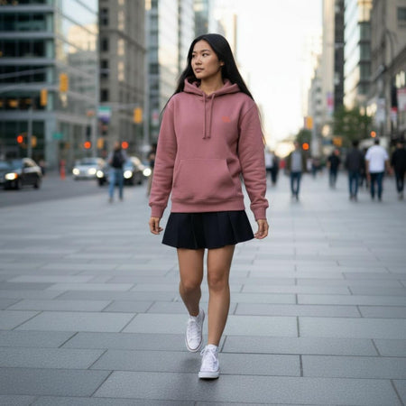 Felpa Ghettoblaster Logo hoodie ancient pink