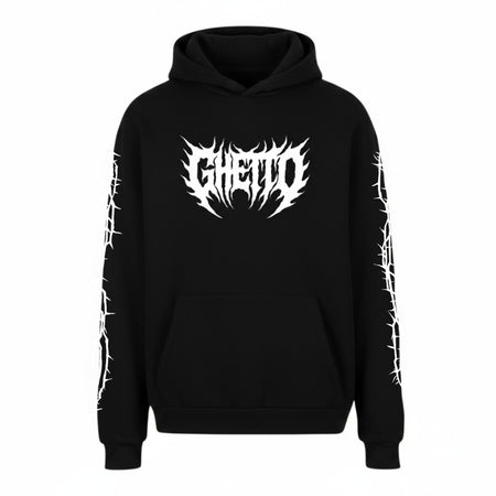 Felpa Ghettoblaster Metal hoodie black