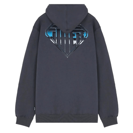 Felpa Iuter Metal Logo hoodie asphalt