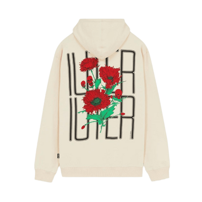 Felpa Iuter Spine Skull hoodie cream