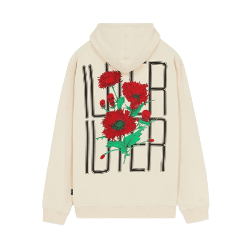 Felpa Iuter Spine Skull hoodie cream