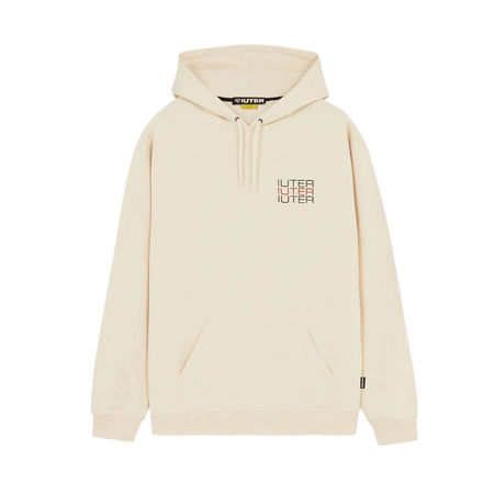 Felpa Iuter Spine Skull hoodie cream