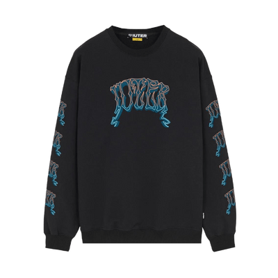 Felpa Iuter Stoner crewneck black