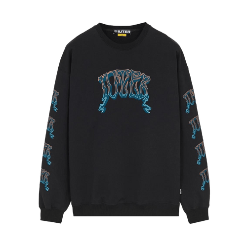 Felpa Iuter Stoner crewneck black