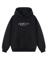 Felpa Nera 100% Cotone No money and fear Boxy Fit - Horda Brand Streetwear