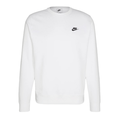 Felpa Nike Club 133 crewneck black white