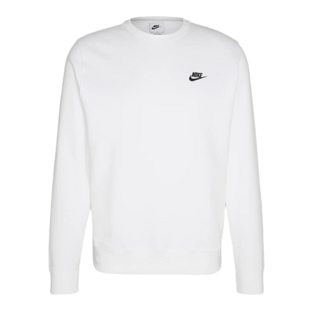 Felpa Nike Club 133 crewneck black white