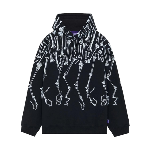 Felpa Octopus Bones hoodie black