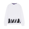 Felpa Octopus Lower crewneck white