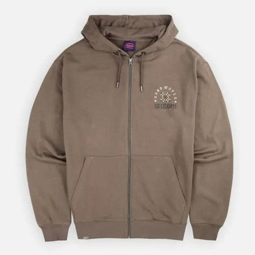 Felpa Oxbow Sandwaves Zip Pebble