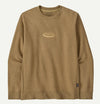 Felpa Patagonia '95 Oval Logo Swea Beige